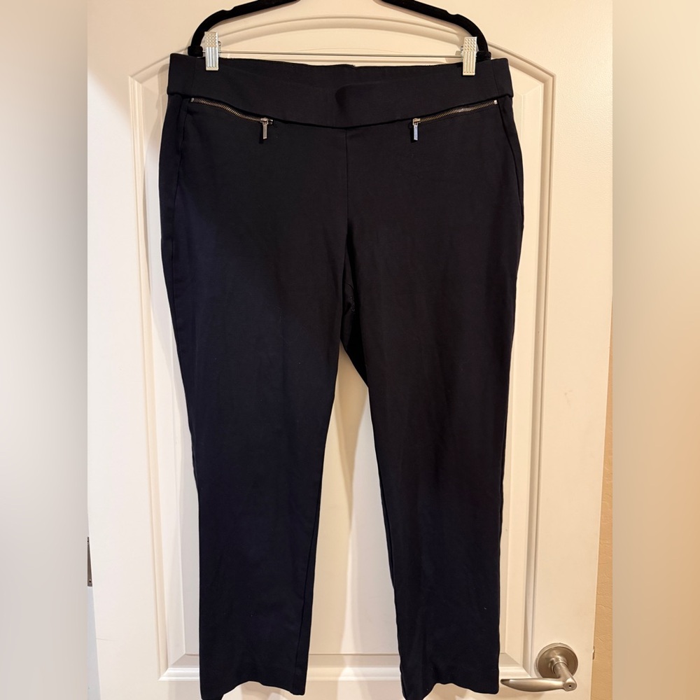 Lane Bryant Black Ankle Pants